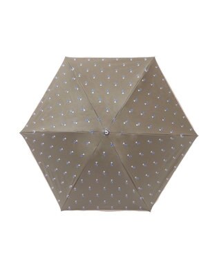 MOONBAT POLO RALPH LAUREN（ポロラルフローレン） 遮光 晴雨兼用 折りたたみ日傘 裏カラー PORO BEAR ポロベア カーキ＆ベアＰｔ×ベージュ