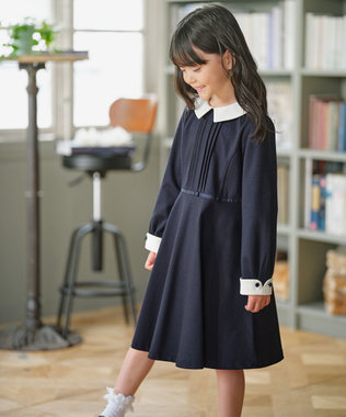 新品未使用　組曲　秋冬　140 スカート　ケイトスペード　ワンピース　140 150-160cm】キャサリンドット ワンピース / 組曲 KIDS