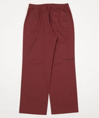 WEGO 【ユニセックス着用ITEM/XSSMLサイズ展開/ウエストゴム】ユルフィットコットンイージーパンツ レッドその他