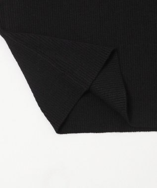 WEGO 【2025年秋冬新作】リブタートルニット ブラック