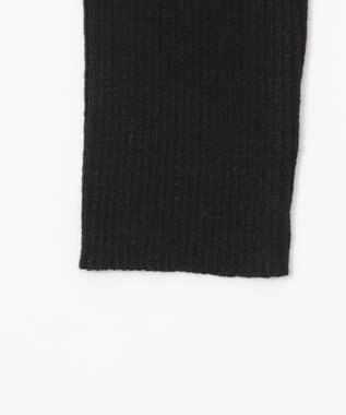 WEGO 【2025年秋冬新作】リブタートルニット ブラック