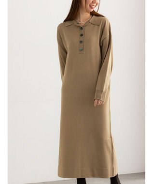 Te chichi ニットポロワンピース《2025Autumn catalog vol.2 item》