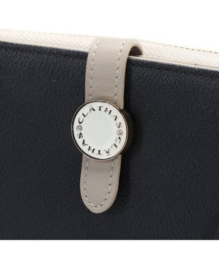 CLATHAS ブラン ラウンドファスナー長財布 ブラック