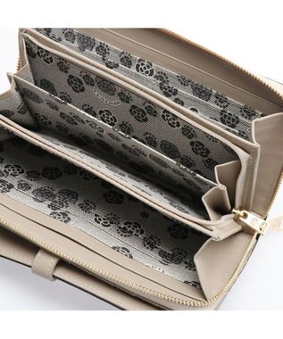 CLATHAS ブラン ラウンドファスナー長財布 ブラック