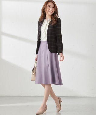 ANY SIS 【保温性あり/洗える】サーモ 2WAY ストレッチ ジャケット ネイビーベース