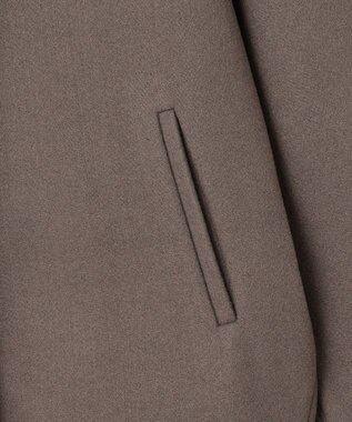 Feroux 【古畑星夏さん着用】パフスリーブフード アウター ダークブラウン系