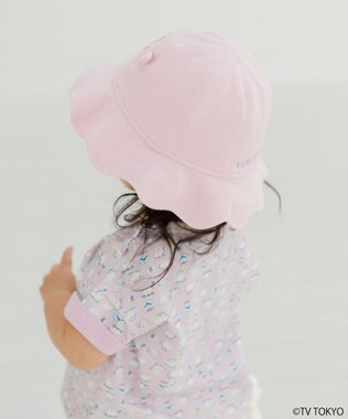 組曲 KIDS 【UVケア】【50㎝】シナぷしゅ 帽子 ピンク
