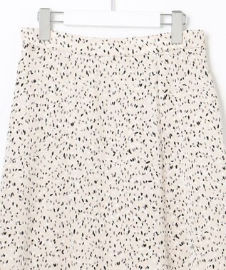 自由区 【洗える】スモールペタルプリント マーメイドスカート ライトグレー系5