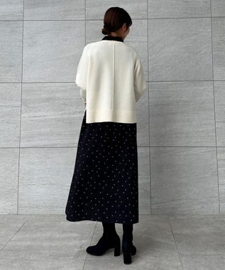 UNFILO L フライヨーク ワンピース ブラックドット