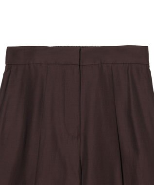 JOSEPH ソフトコットンシルク　ワイドトラウザーズ Ebony