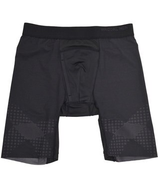 WACOAL MEN 【クロスウォーカー】 はいて歩いて、カロリー消費アップ ムレ軽減設計 ロング丈 前開き WX5014 /ワコールメン ブラック