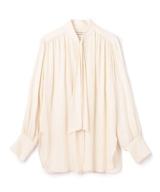 BEIGE， 【S-size】COLIGNY / ボウタイブラウス Ecru