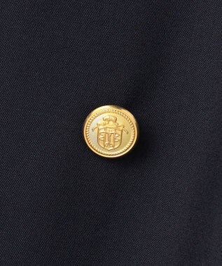 J.PRESS MEN 【J.PRESS ORIGINALS】【UNISEX】Wool Polyester Stretch Toropical 4B Blazer / Baggy-Fit ネイビー系