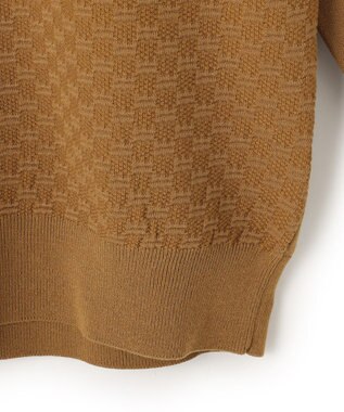 J.PRESS MEN 軽やかに着映える上質ベーシック【ストレッチ / イージーケア】【FLEX YARN】クルーネック ニット ベージュ系