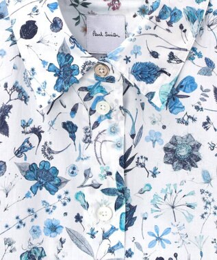 Paul Smith リバティプリント 長袖シャツ ブルー