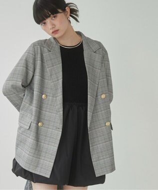 WEGO 【ANGIE VINTAGE/セレモニー】金ボタン ダブルブレザージャケット