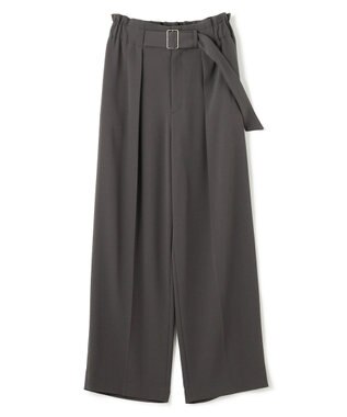 BEIGE， 【洗える】CINDY / ワイドタックパンツ C.Gray