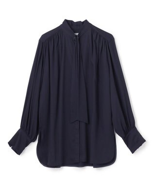 BEIGE， 【S-size】COLIGNY / ボウタイブラウス Navy