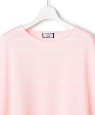 J.PRESS YORK STREET 【WOMEN】バンザイスリーブ ボーダーTシャツ ピンク系1