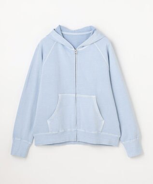 ANY ピグメントパーカー ライトブルー