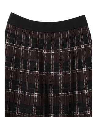 AMERICAN HOLIC ニットプリーツライクチェックスカート Check