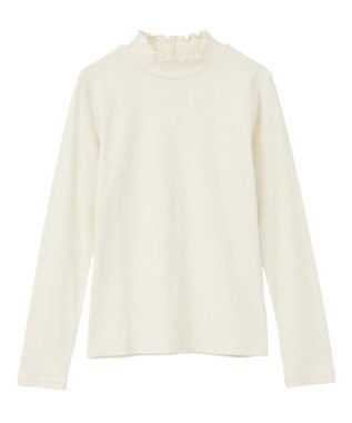 earth music&ecology ラメテレコハイネックプルオーバー