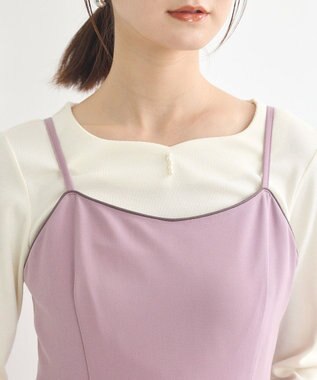 earth music&ecology パイピングジャンドレ Pink