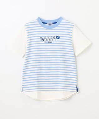 J.PRESS KIDS 【140-170㎝】フンボルトペンギンＴシャツ サックスブルー系1