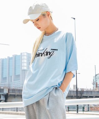 WEGO 【機能T/ユニセックス着用ITEM/MLサイズ展開】接触冷感3D刺繍T(SS)