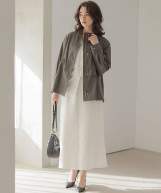 組曲 スウェットニット スカート ホワイト系