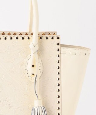 GRACE CONTINENTAL Studs tote bag エクリュ