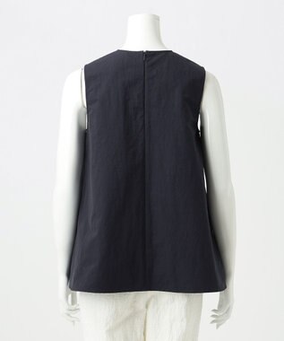 23区 L 【R(アール)】エンシュク ノースリーブブラウス ネイビー系