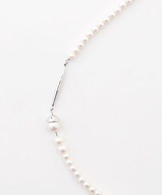 J.PRESS LADIES 【2way】small パール ネックレス シルバー系