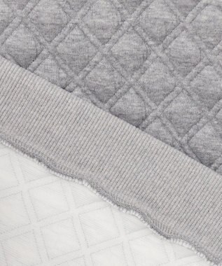 組曲 KIDS 【110-140㎝】ダイヤキルト ワンピース グレー系