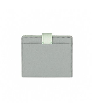 Atelier nuu 【石岡真実コラボ別注カラー】noble 二つ折れウォレット セージグリーン×アイスグレー