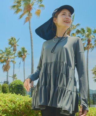 OP／FILA 【Ocean Pacific】フレアラッシュＴシャツ