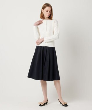 TOCCA 【洗える】FLUFF FLOWERS カーディガン アイボリー系