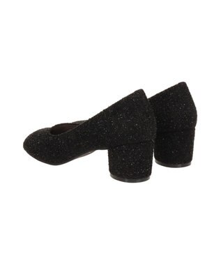 Bridget Birkin 【Bridget Birkin】ツイードヒールアップオブリークパンプス ブラック雑材