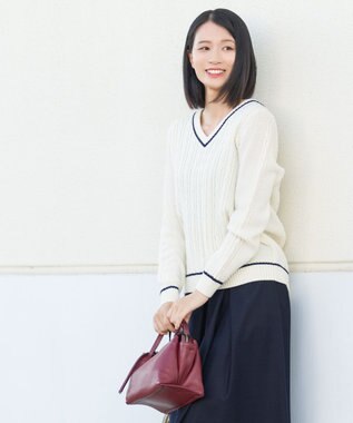 ONWARD Reuse Park 【組曲】ニット秋冬 オフホワイト