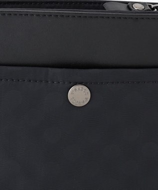 Y'SACCS Polka Dots　タックラウンドショルダー ブラック