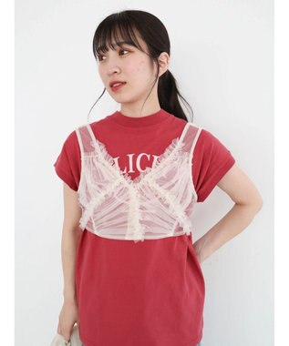 Green Parks ・ＥＬＥＮＣＡＲＥ　ＤＵＥ　フリルチュールビスチェ Ivory