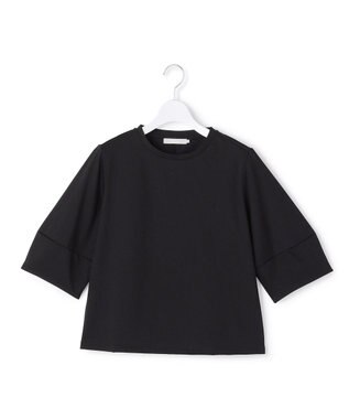 ICB L シャツジーナプレーディング ランタンスリーブカットソー