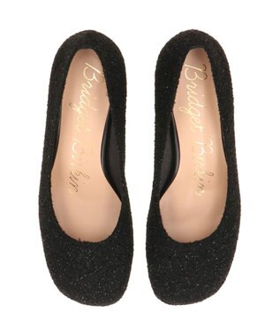 Bridget Birkin 【Bridget Birkin】ツイードヒールアップオブリークパンプス ブラック雑材