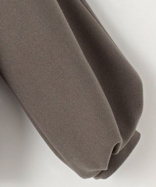 Feroux 【古畑星夏さん着用】パフスリーブフード アウター ダークブラウン系