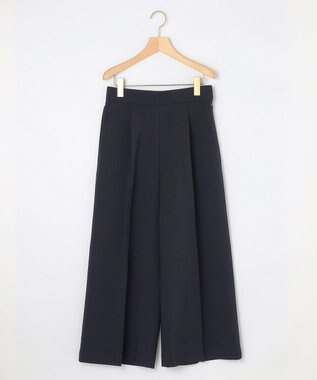 組曲 【美シルエット・ストレッチ・シワになりにくい】オシャクロス ガウチョパンツ 【WEB限定】ネイビー系9