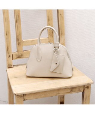 UNBILLION カシュカシュ cachecache / ポーチ付きシェル型ボストン アイボリー