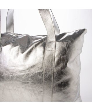 UNBILLION カシュカシュ cachecache / 綿コーティングビッグバッグ シルバー