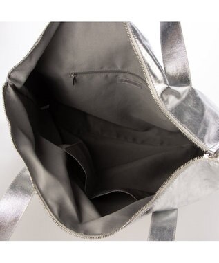 UNBILLION カシュカシュ cachecache / 綿コーティングビッグバッグ シルバー