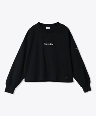 Columbia Columbia/ ウィメンズレイクトゥーアベニューロングスリーブクロップドTシャツ /コロンビア Black