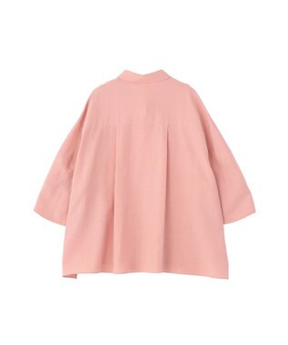 YECCA VECCA バルーン袖スキッパーシャツ Pink
